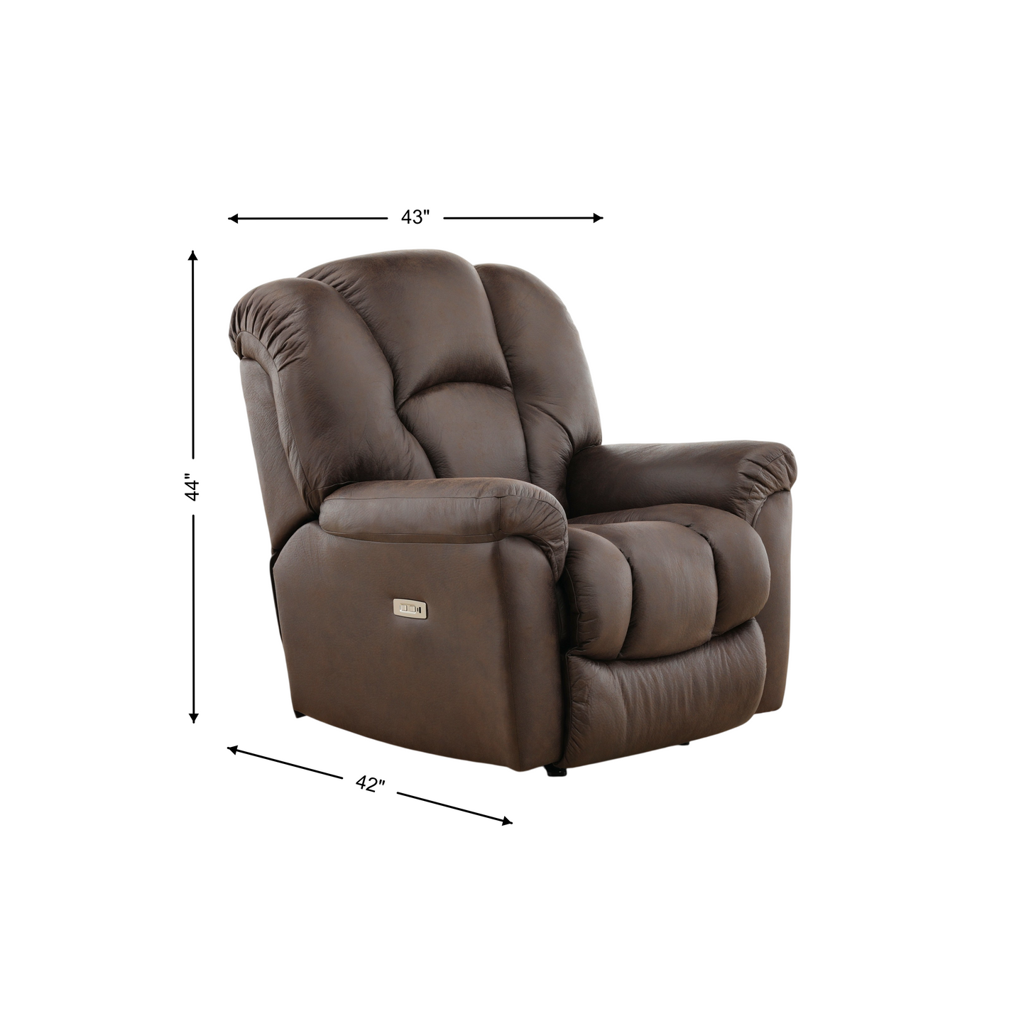 Jamie Power Rocker Recliner with Heat and Massage