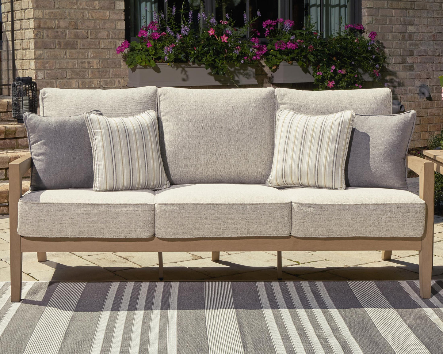 Hallow Creek Outdoor Sofa With Cushion