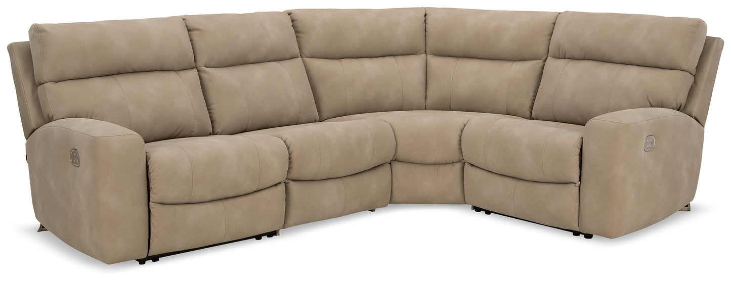 Next-Gen Durapella 4-Piece Power Reclining Sectional