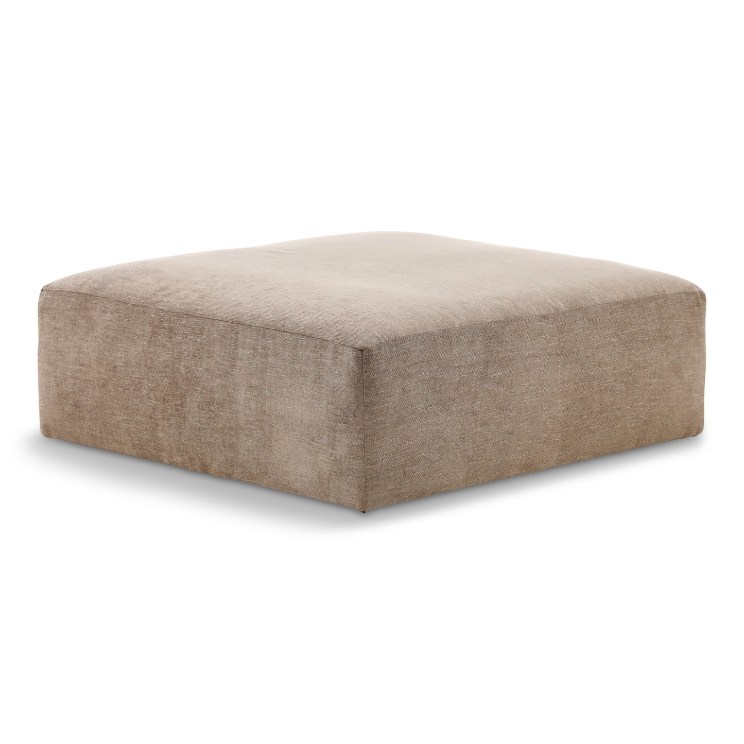 Large Cocktail Ottoman with Casters