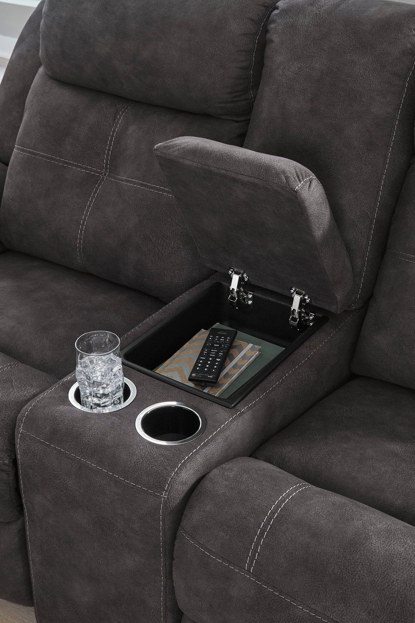 Brysonview Reclining Console Loveseat