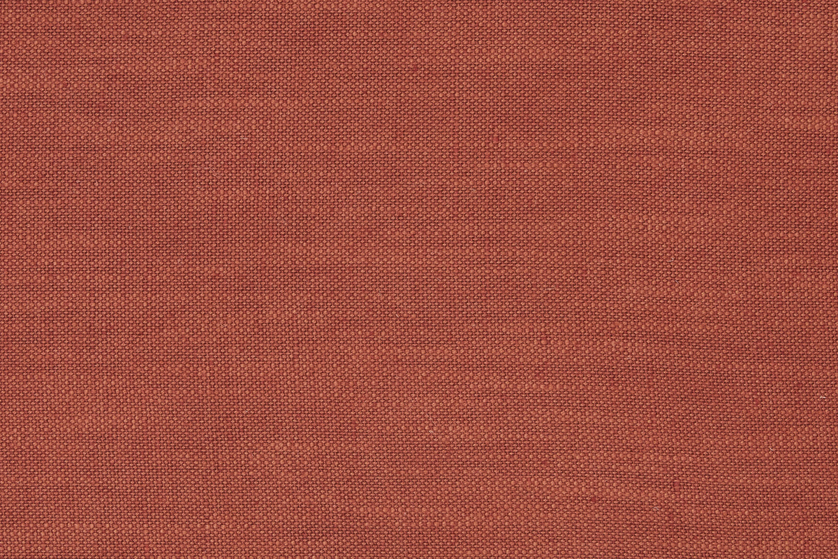 Rust textured woven pillow fabric close-up