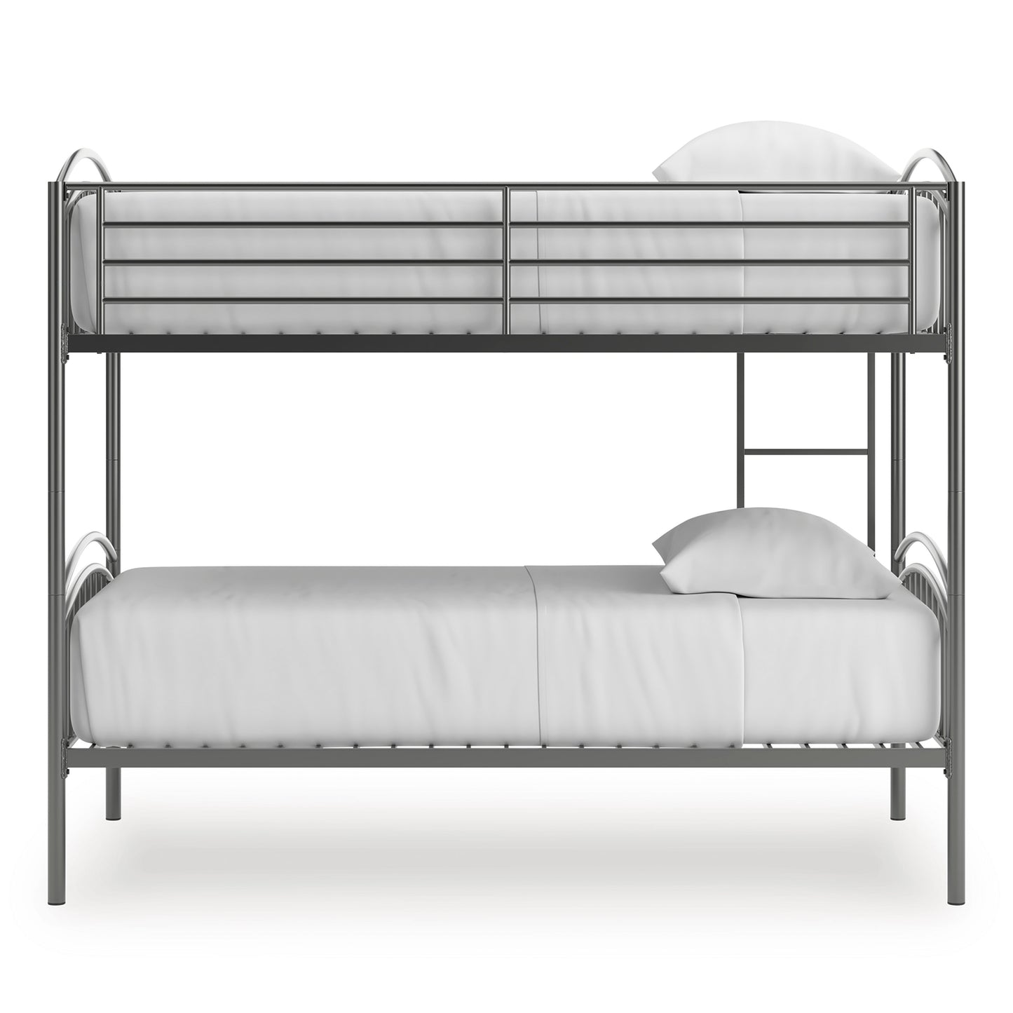 Hilletran Twin over Twin Bunk Bed with Ladder