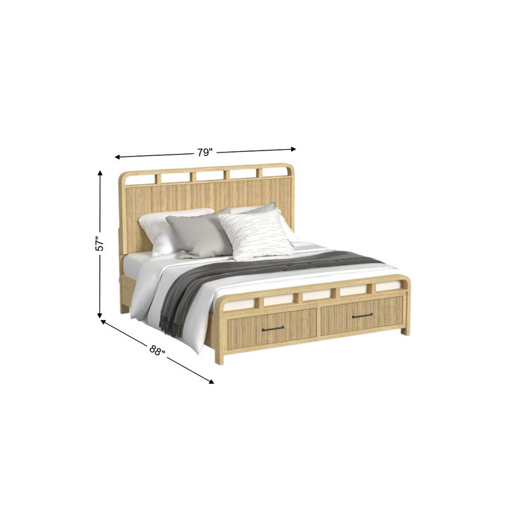 Caroline King Storage Bed