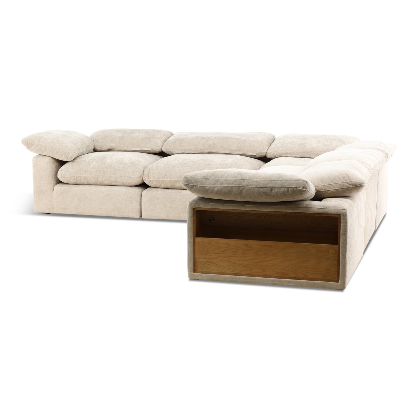 Tanner 5-Piece U-Sofa Bumper Sectional