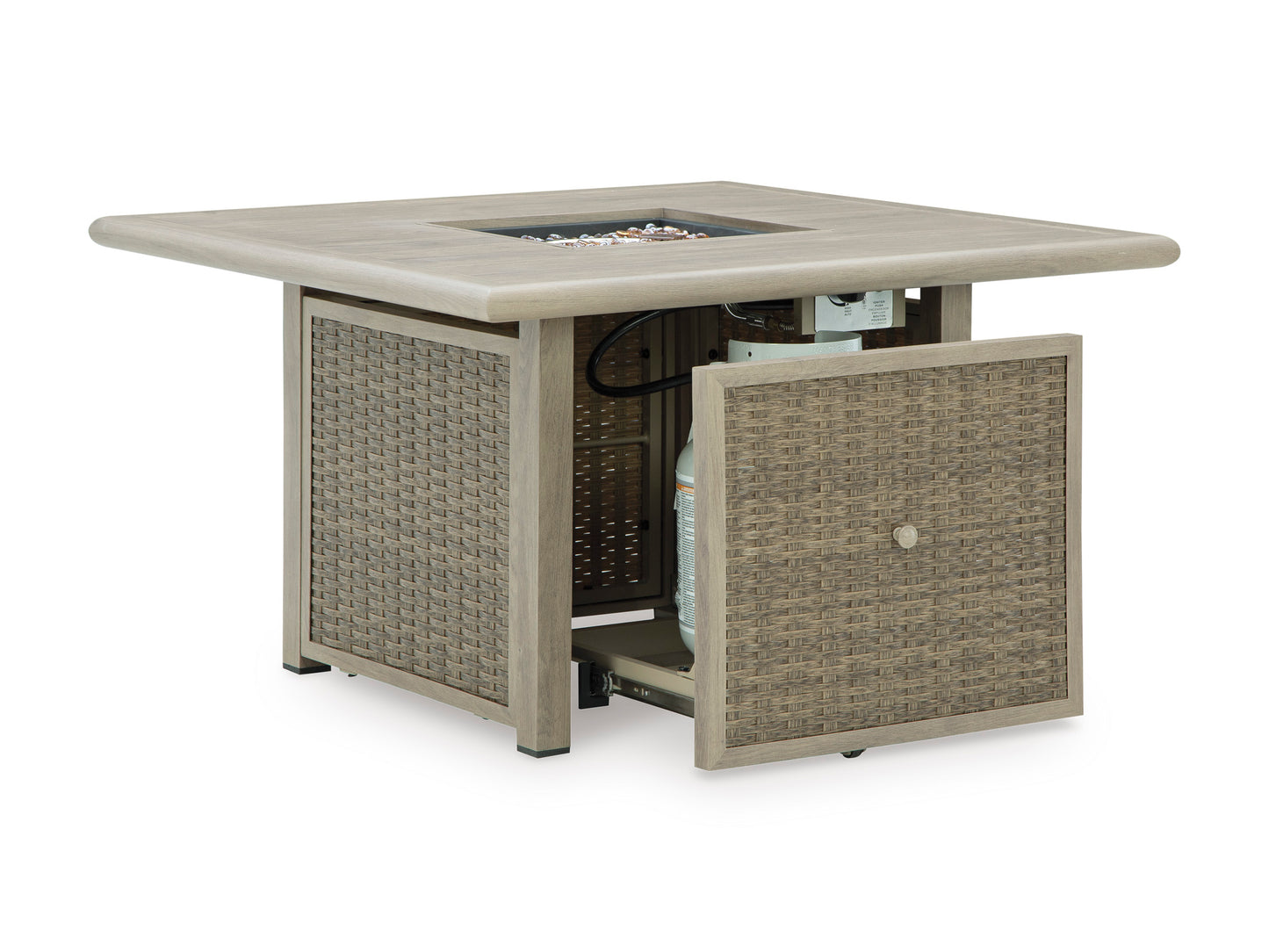 Carisbo Square Fire Pit Table