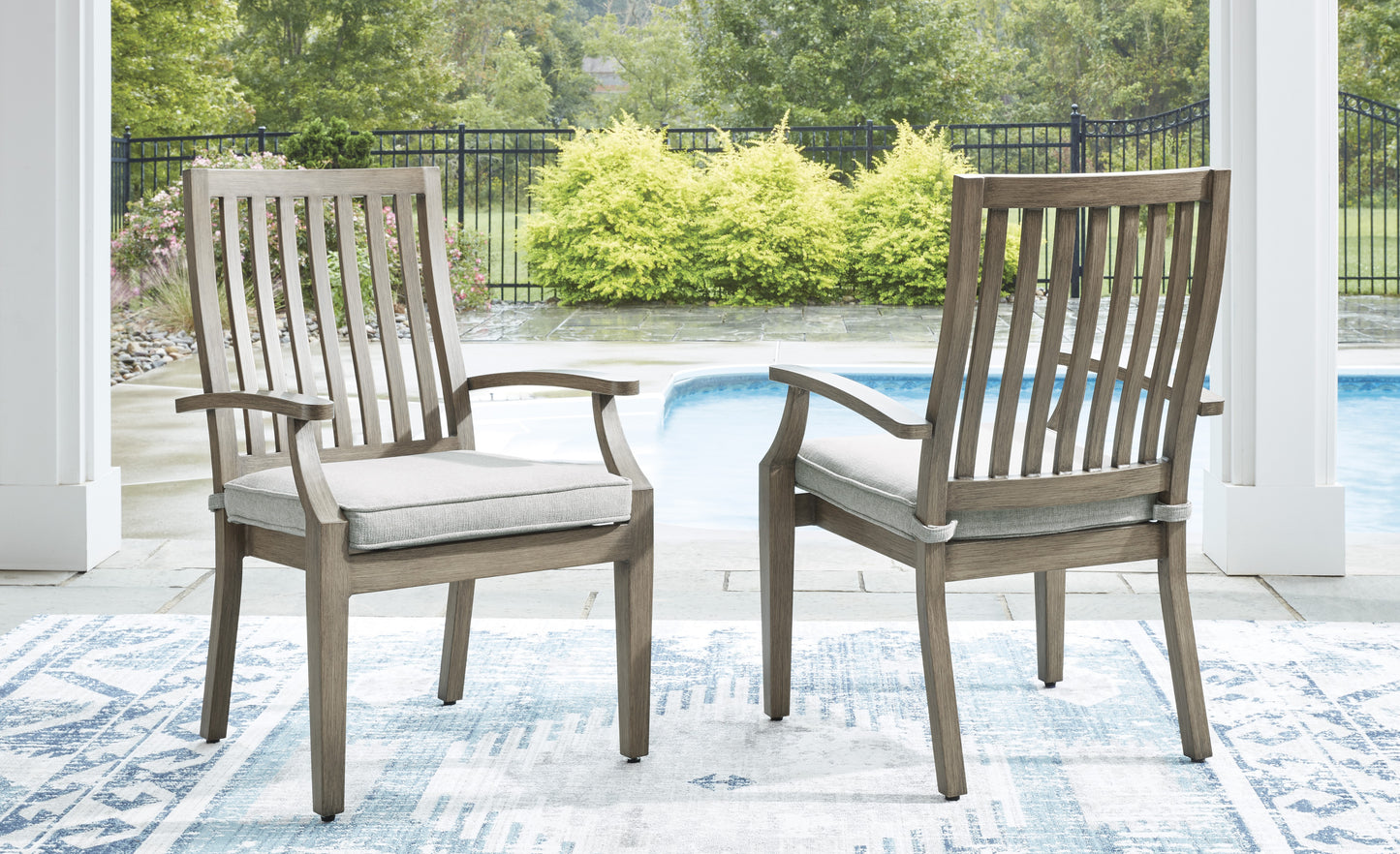 Rainier Ranch Outdoor Arm Chair (Set of 2)