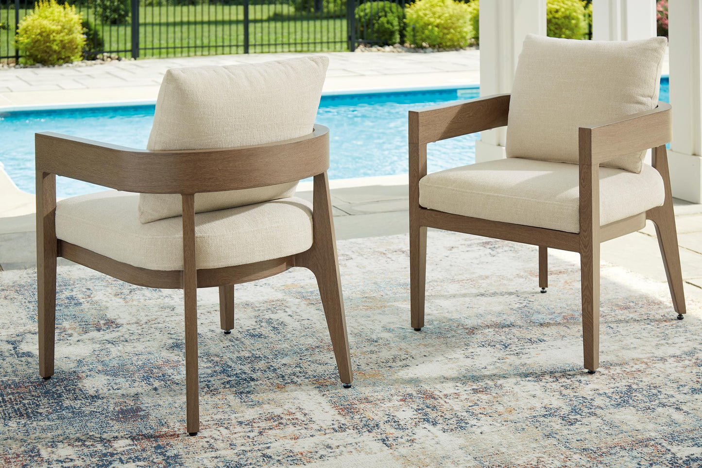 Serene Bay Outdoor Dining Arm Chair (Set Of 2)