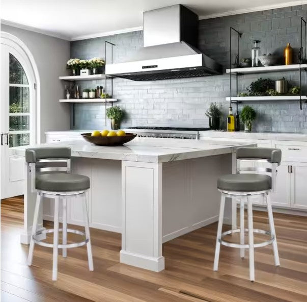 Madrid 26" Swivel Counter Height Barstool