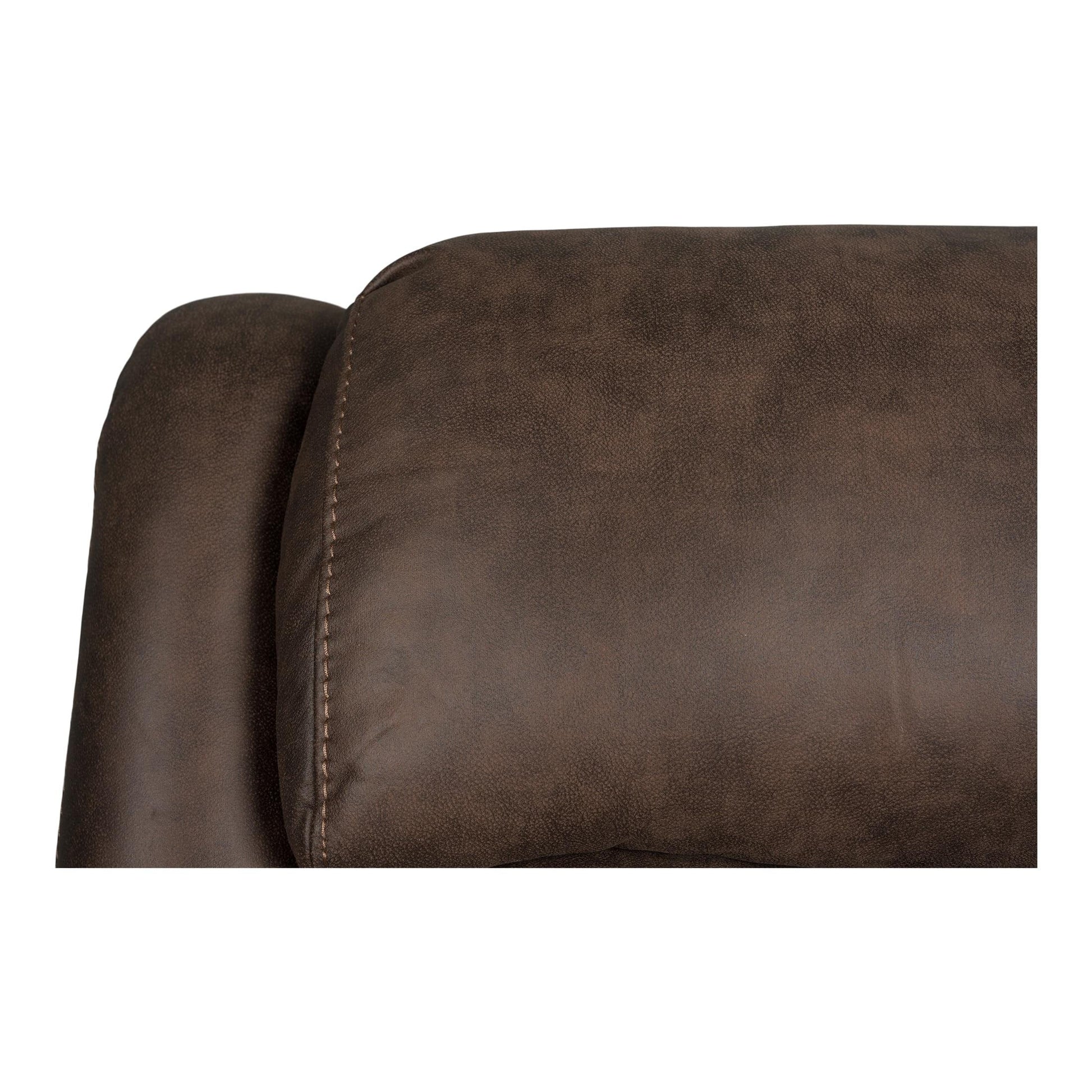 Valor Brown Power Sofa