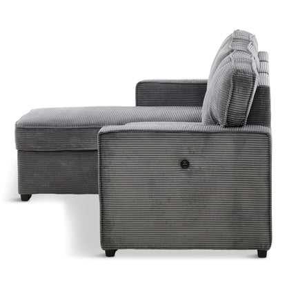 Amir 2-Piece Sectional With Sofa Bed