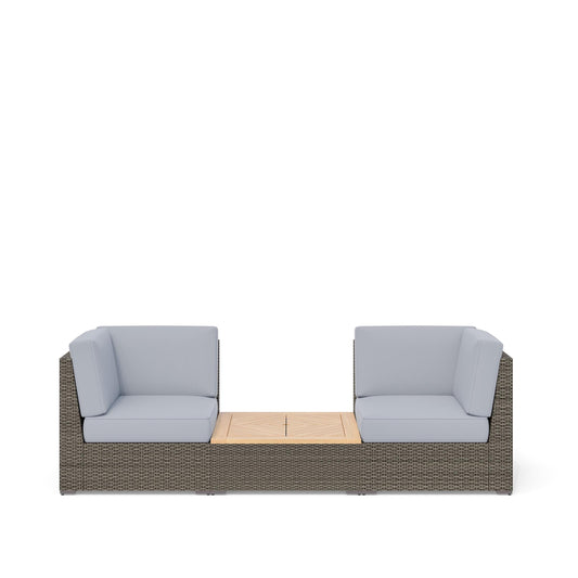 Boca Raton Outdoor Chair Pair and Coffee Table