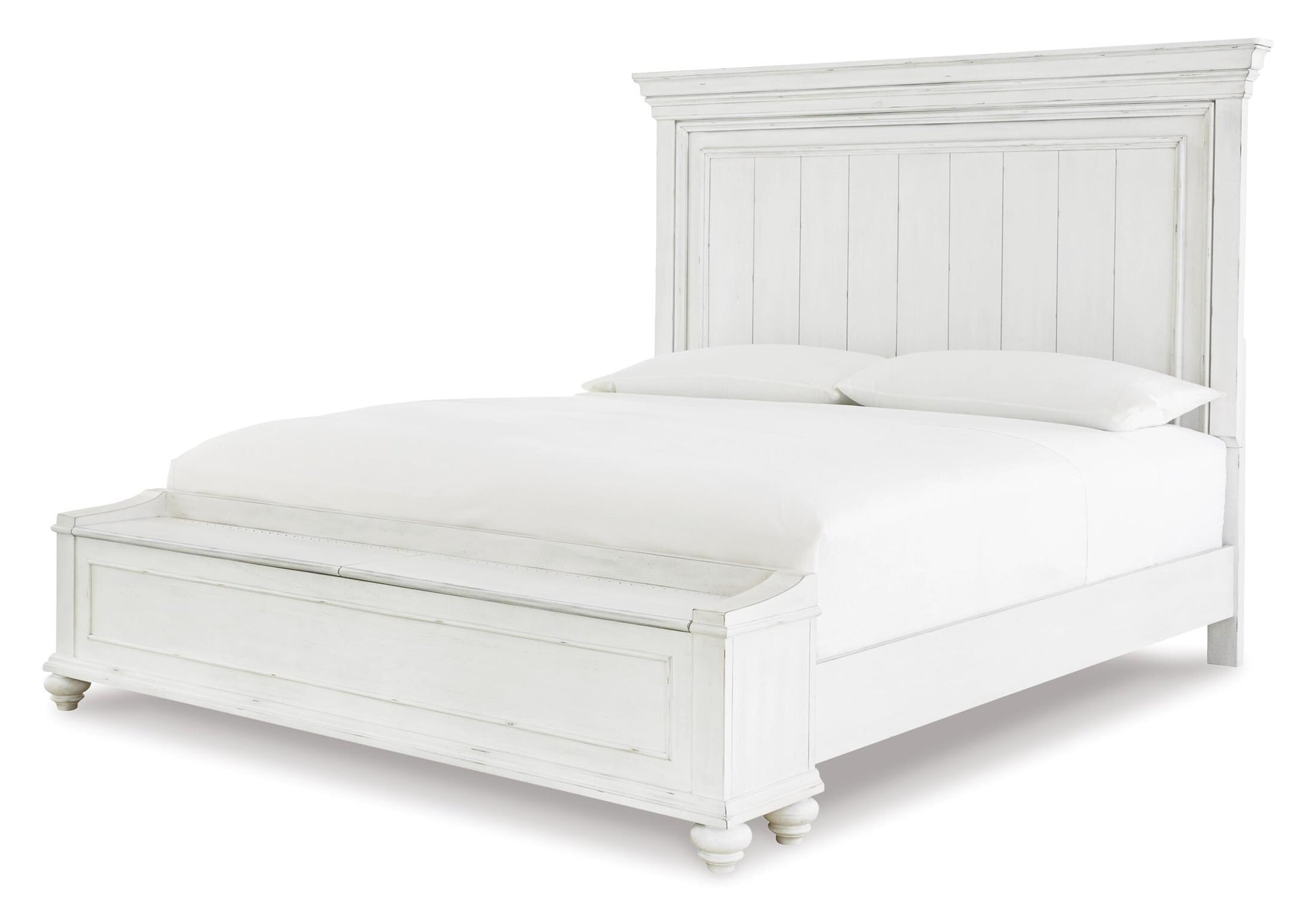 Kanwyn Queen Panel Bed With Storage Bench