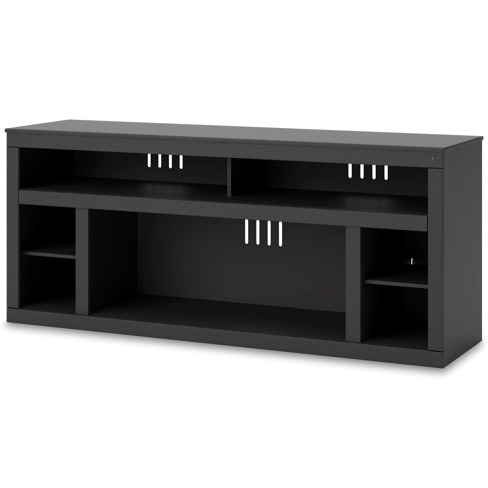 Cayberry 72" TV Stand with Fireplace and Audio Option