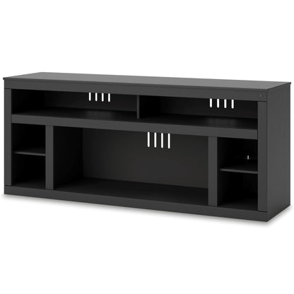 Cayberry 72" TV Stand with Fireplace and Audio Option