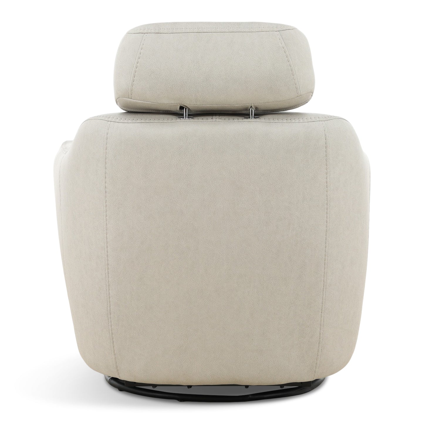 Walden Leather Power Swivel Recliner