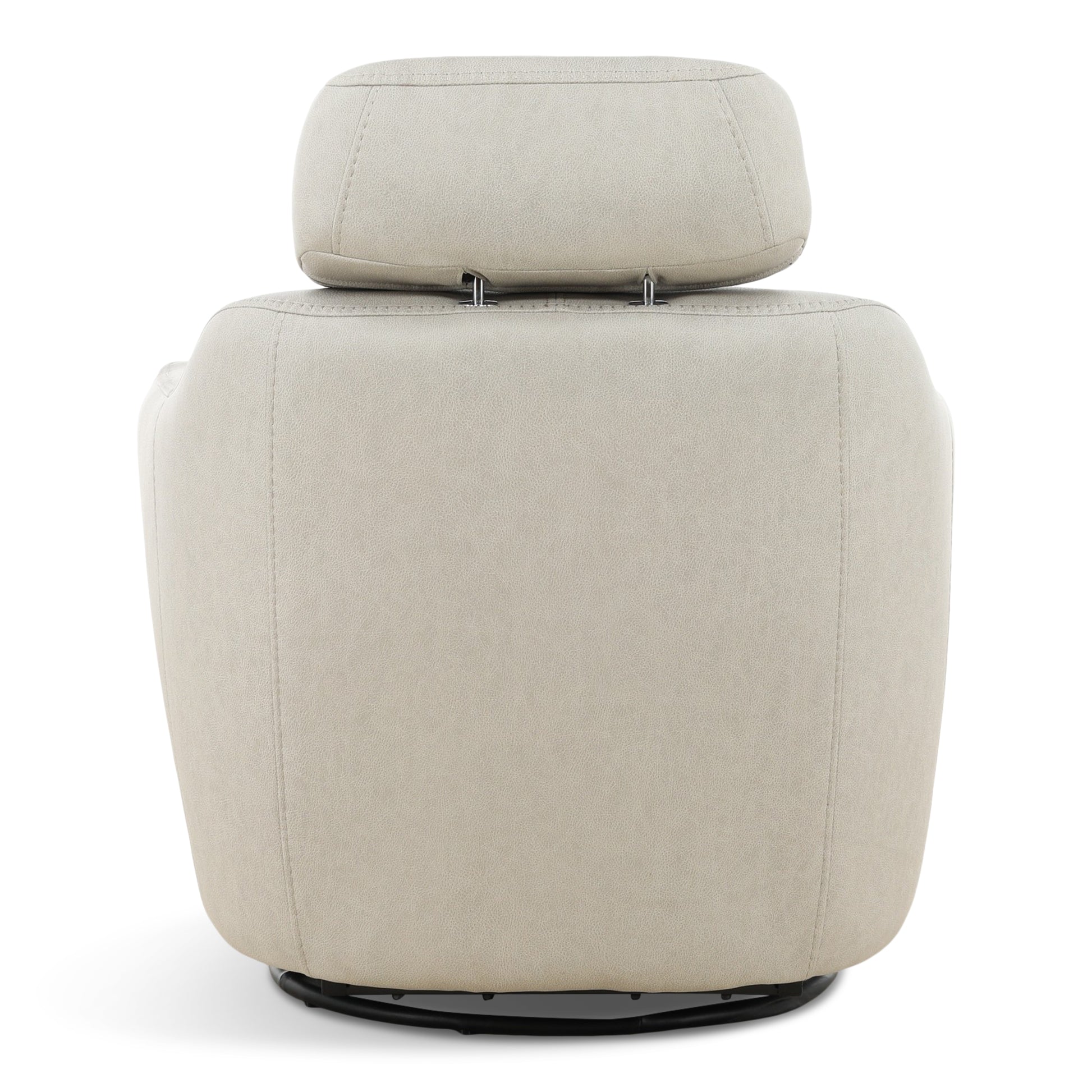 Walden Leather Power Swivel Recliner