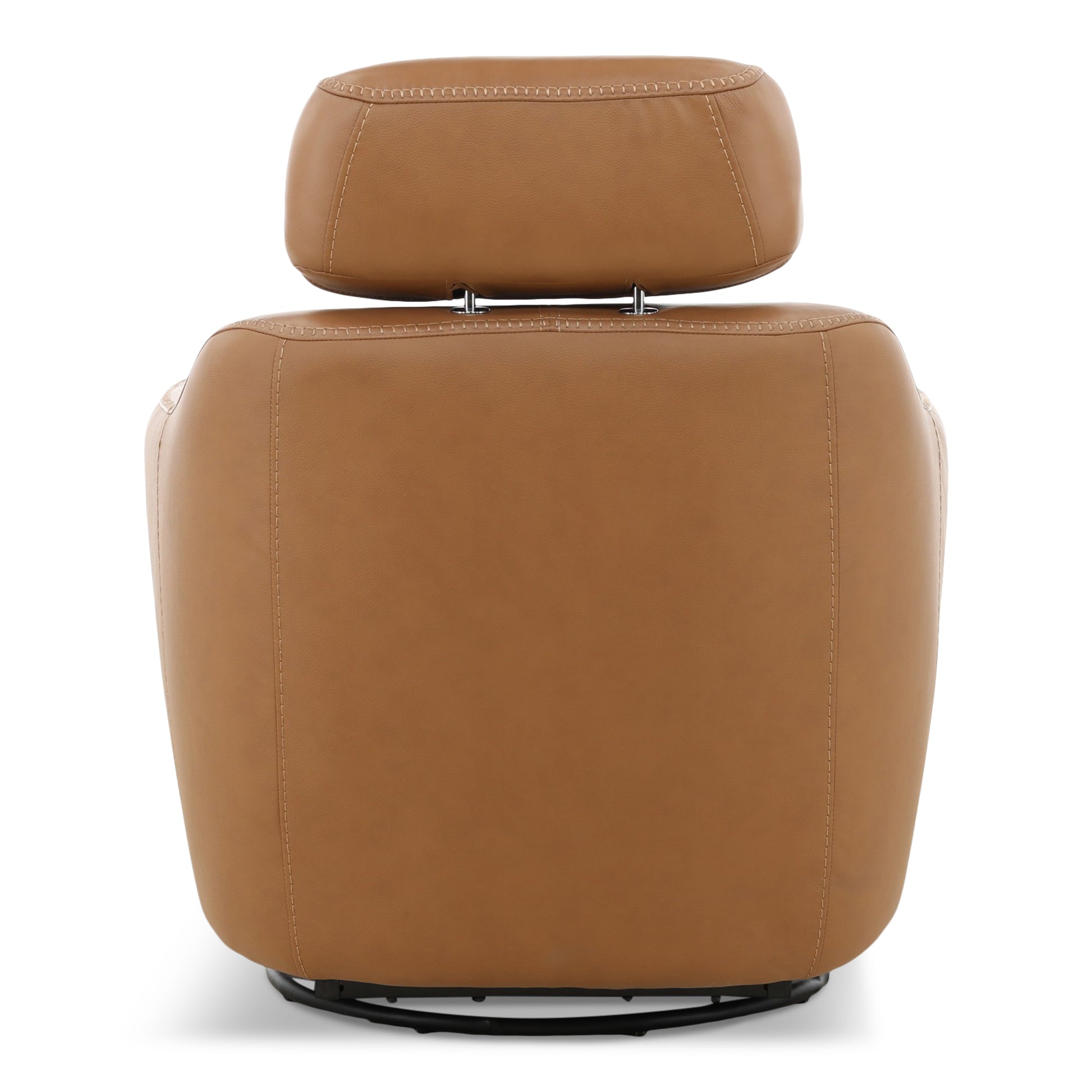 Walden Leather Power Swivel Recliner