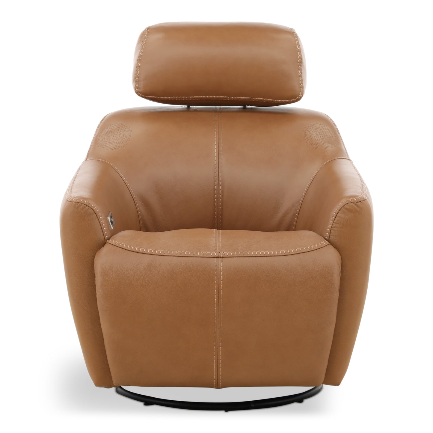 Walden Leather Power Swivel Recliner