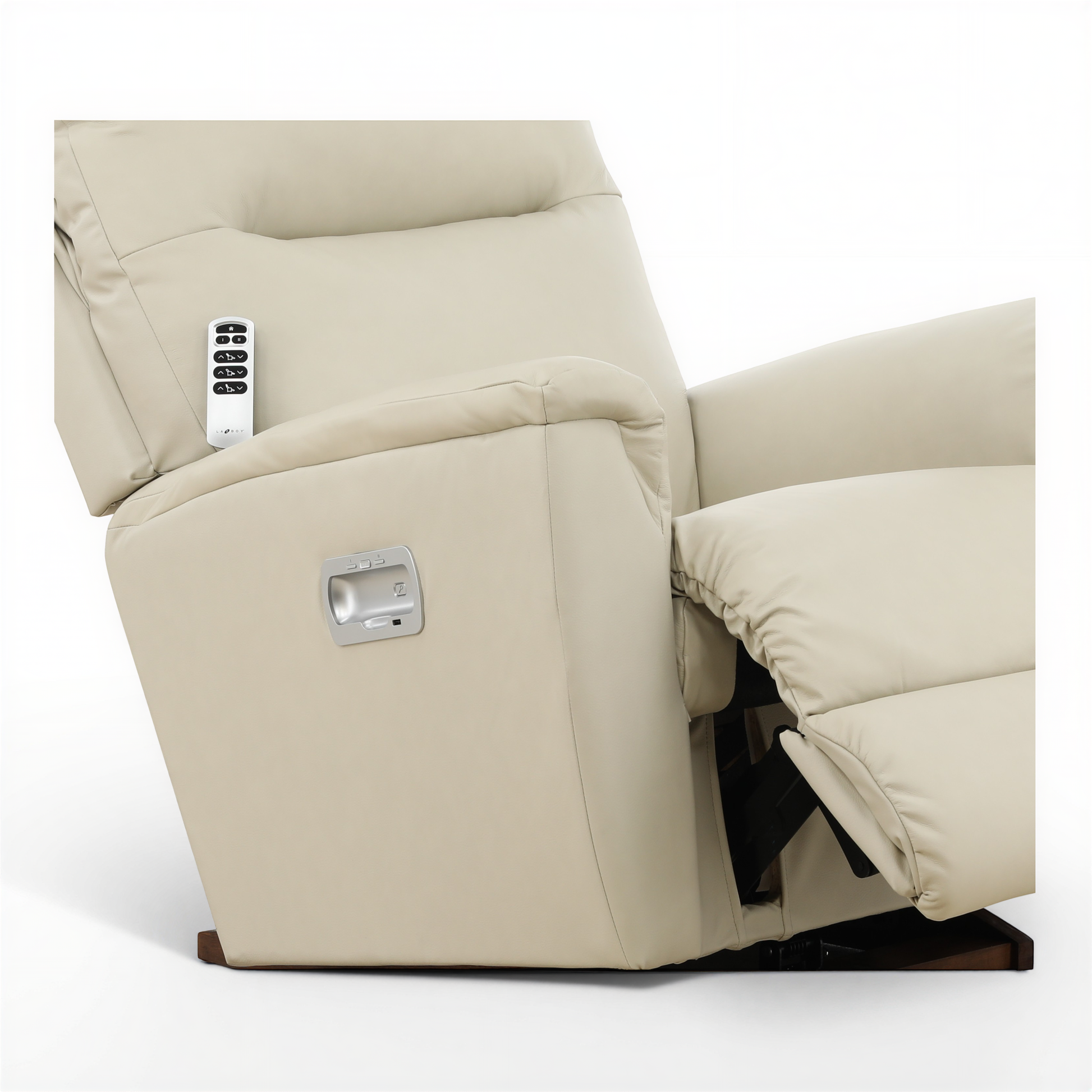 La-Z-Boy Norton Leather Power Rocker Recliner