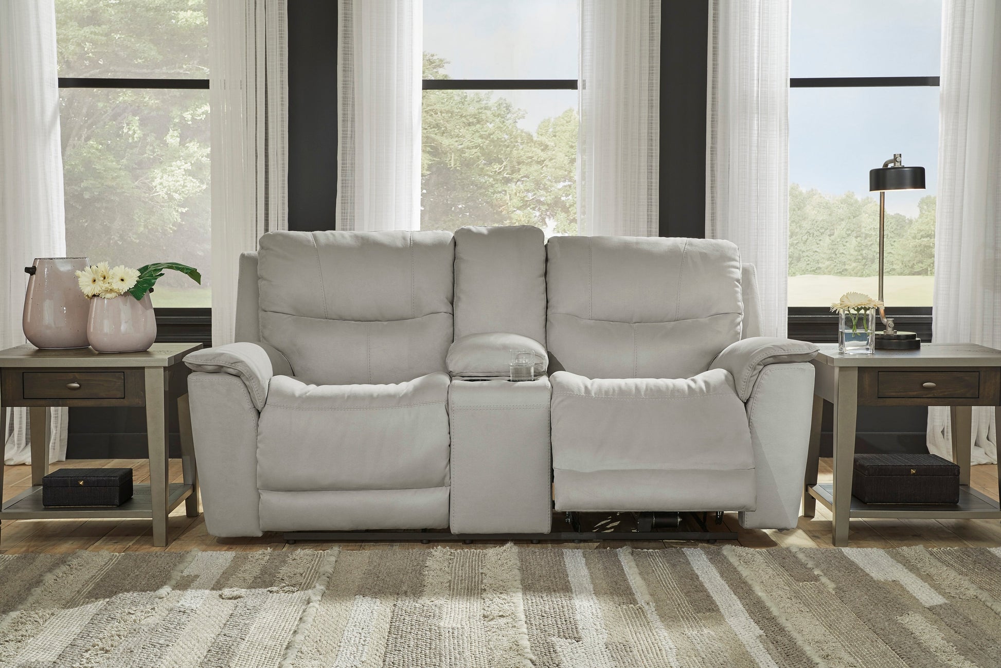 PWR REC LOVESEAT/CON/ADJ HDRST