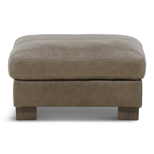 Alta Leather Ottoman