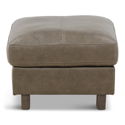 Alta Leather Ottoman