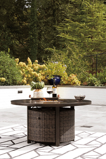 Paradise Trail Round Firepit Table