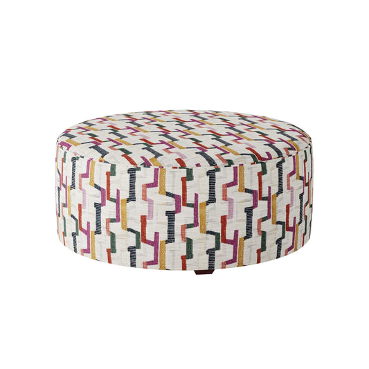 Comet Round Ottoman