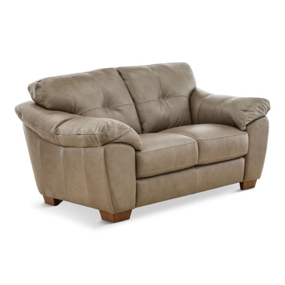 Camy Leather Loveseat