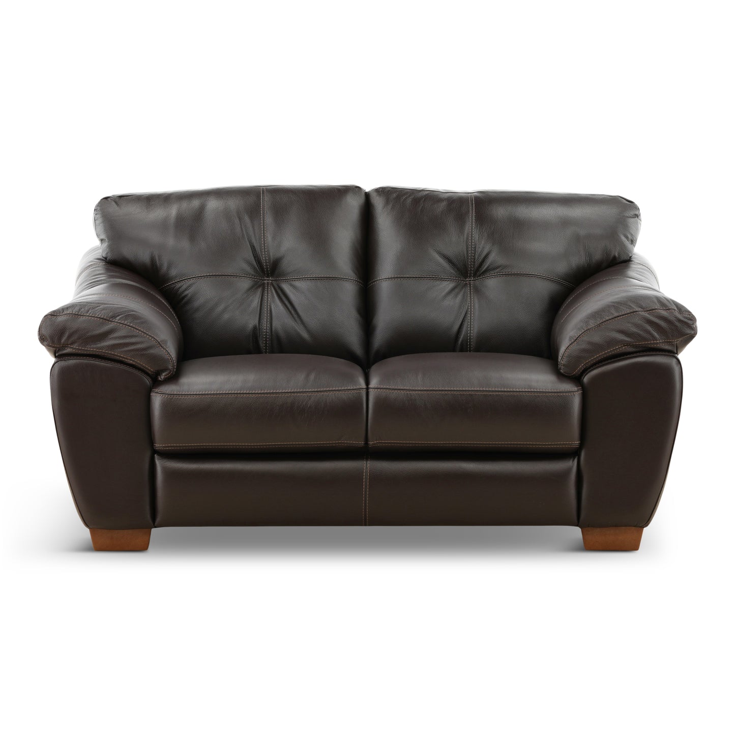 Camy Leather Loveseat