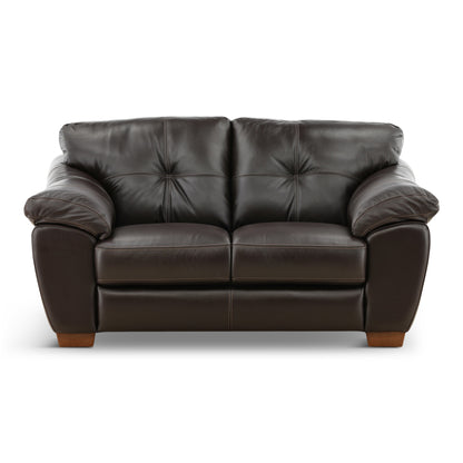 Camy Leather Loveseat