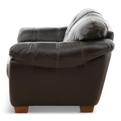 Camy Leather Loveseat