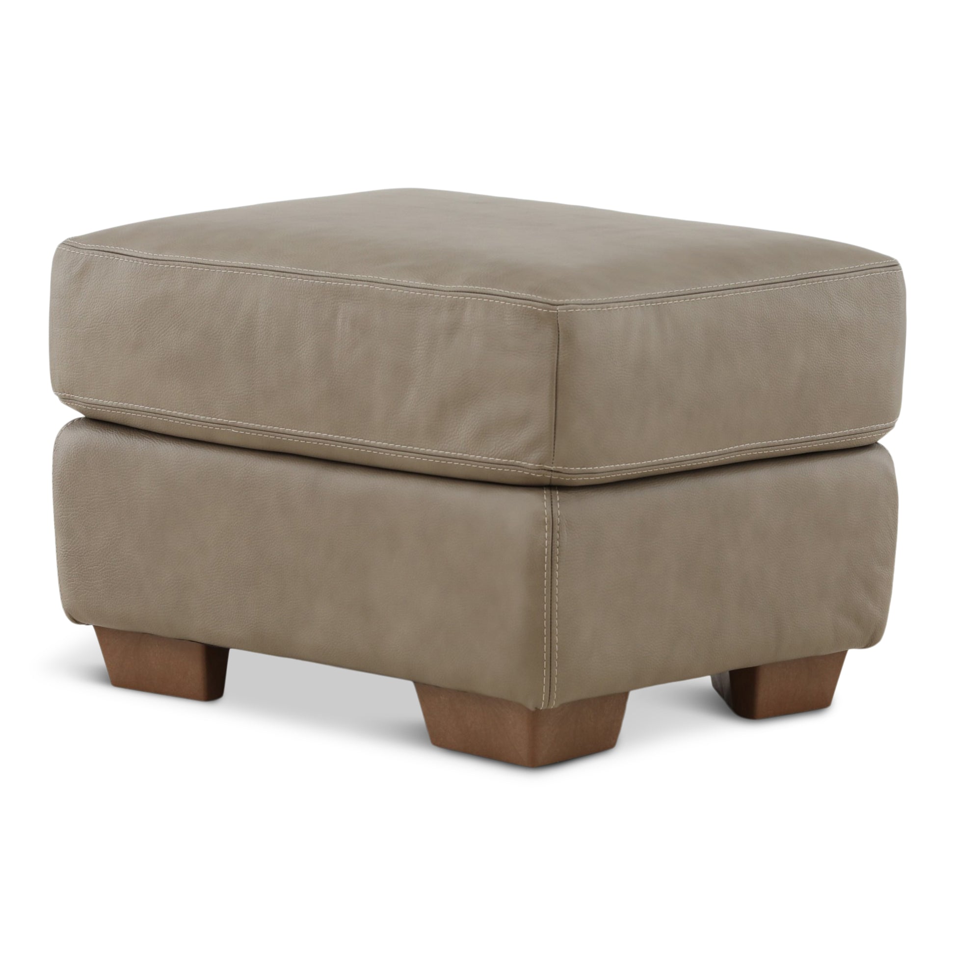 Camy Leather Ottoman