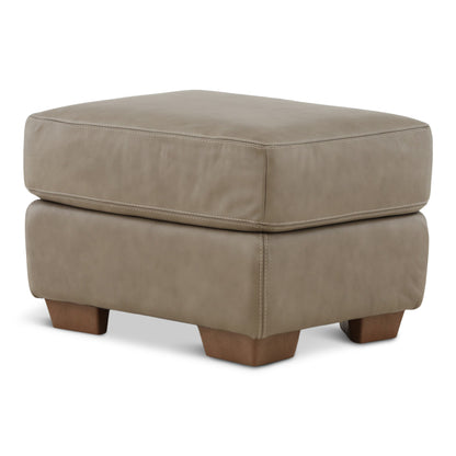 Camy Leather Ottoman