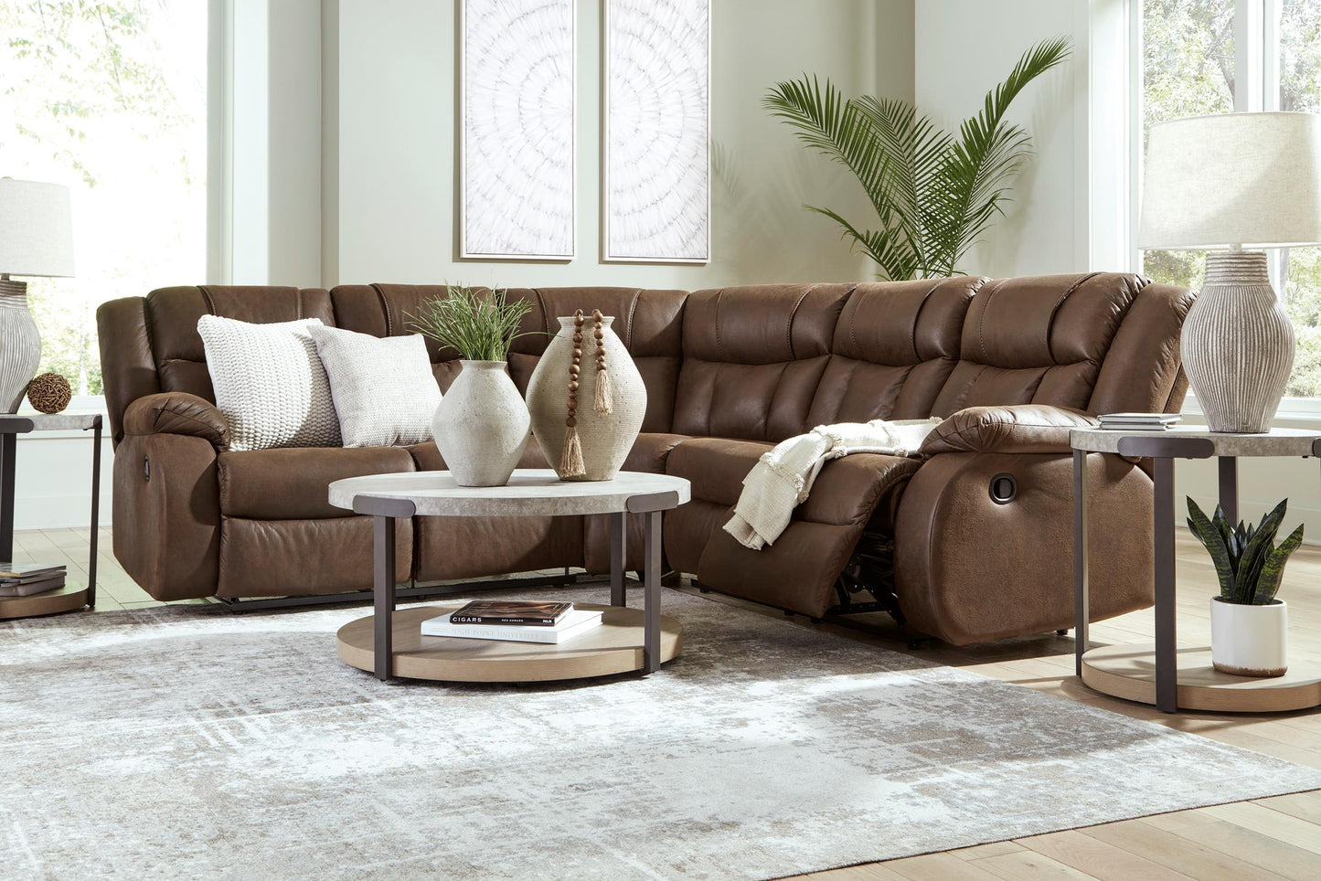 Trail Boys 2-Piece Reclining Sectional