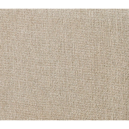 Close-up of light beige woven sofa upholstery fabric texture