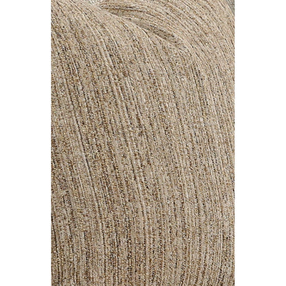 Beige upholstery fabric close-up with textured weave pattern