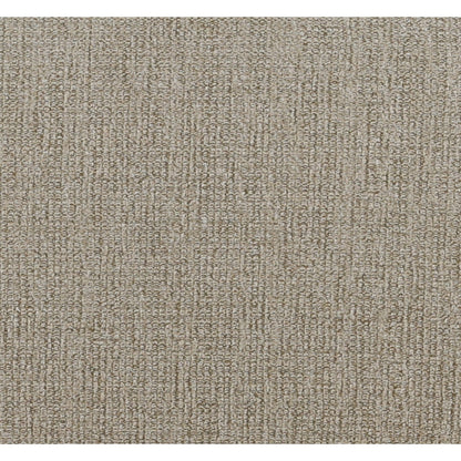 Light beige woven fabric close-up on upholstered ottoman
