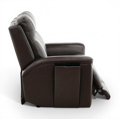 Flexsteel Trey Leather Power Reclining Loveseat
