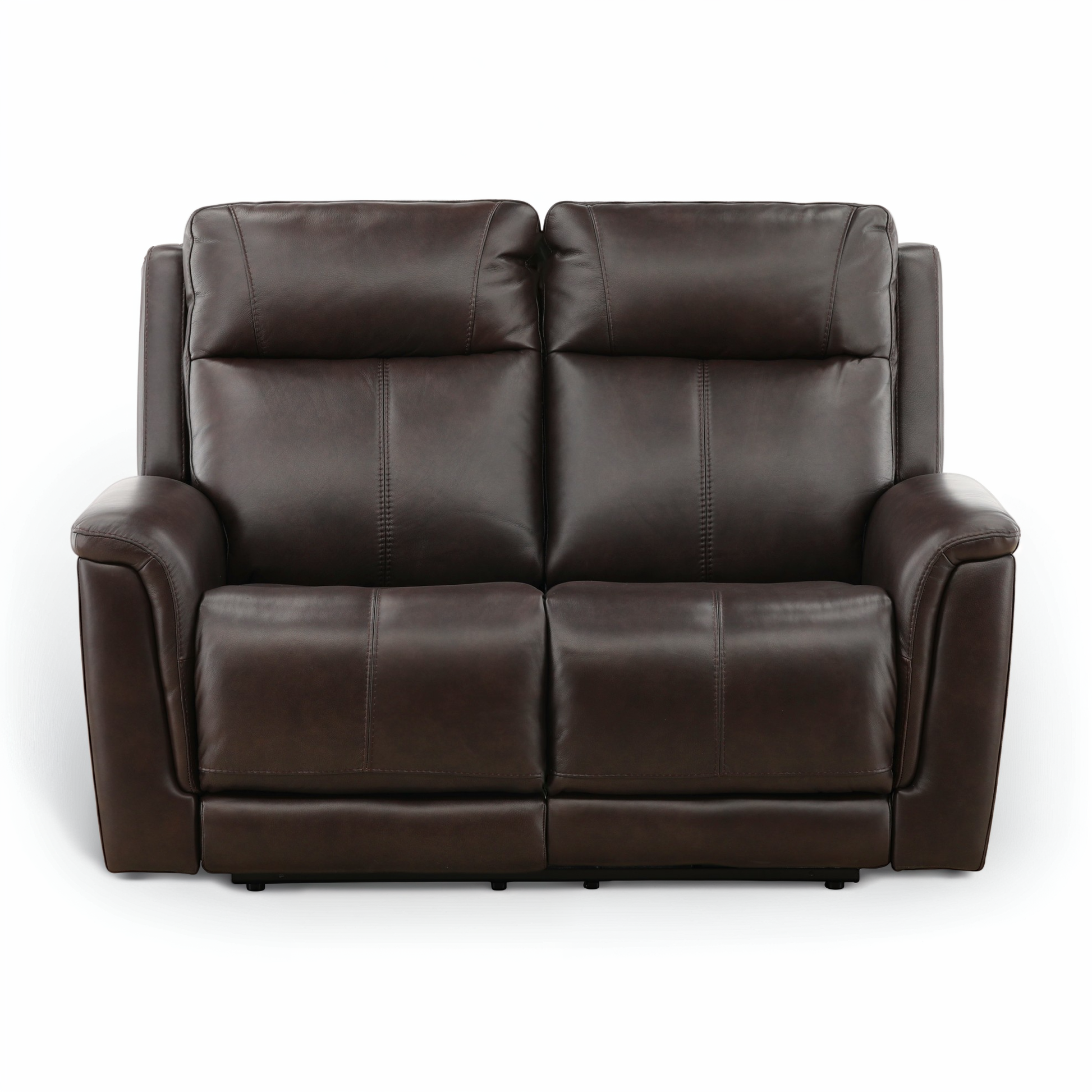 Flexsteel Trey Leather Power Reclining Loveseat