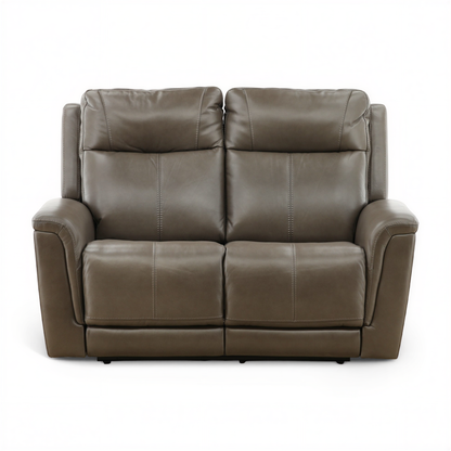 Flexsteel Trey Leather Power Reclining Loveseat