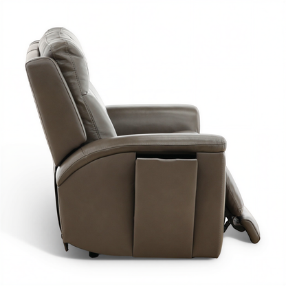 Flexsteel Trey Leather Power Reclining Loveseat