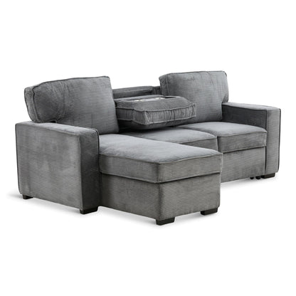 Amir 2-Piece Sectional With Sofa Bed
