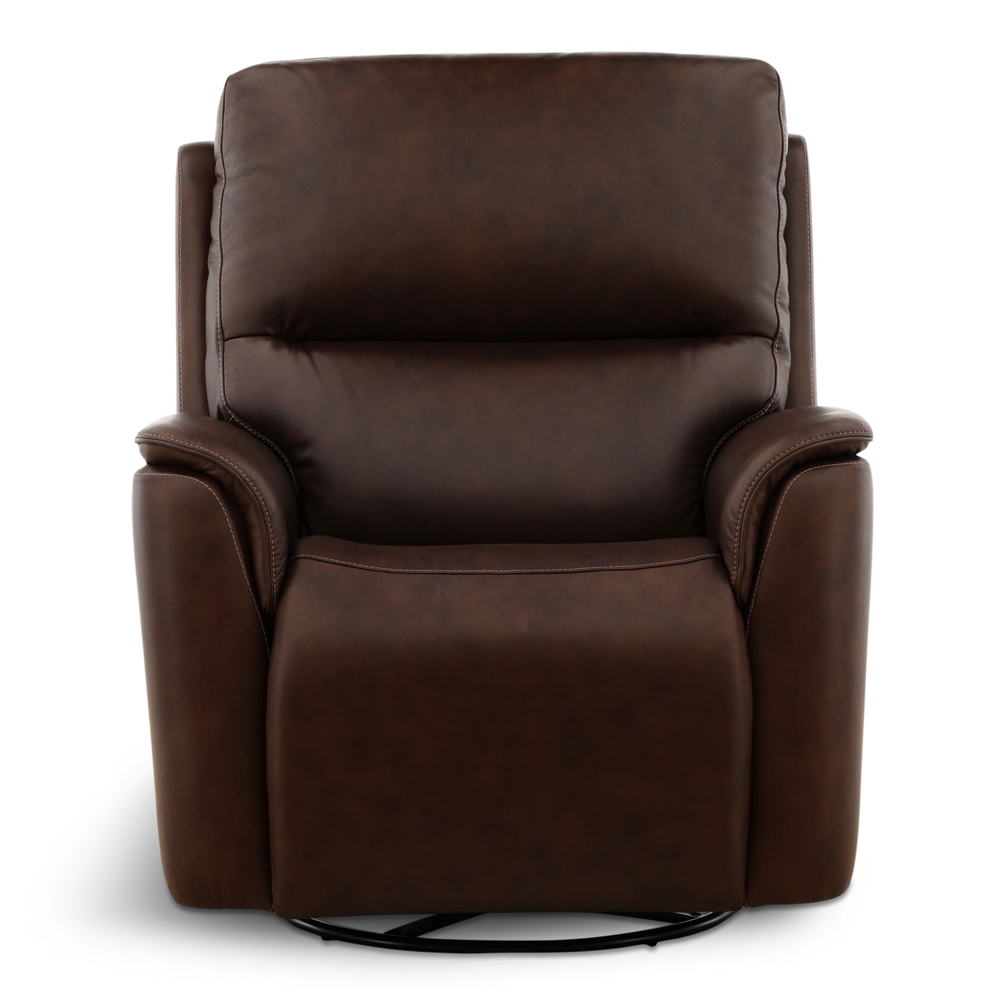 Flexsteel Karson Leather Power Swivel Glider Recliner