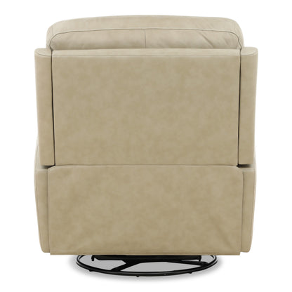 Flexsteel Karson Leather Power Swivel Glider Recliner