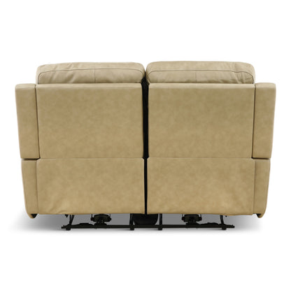 Karson Leather Power Reclining Loveseat