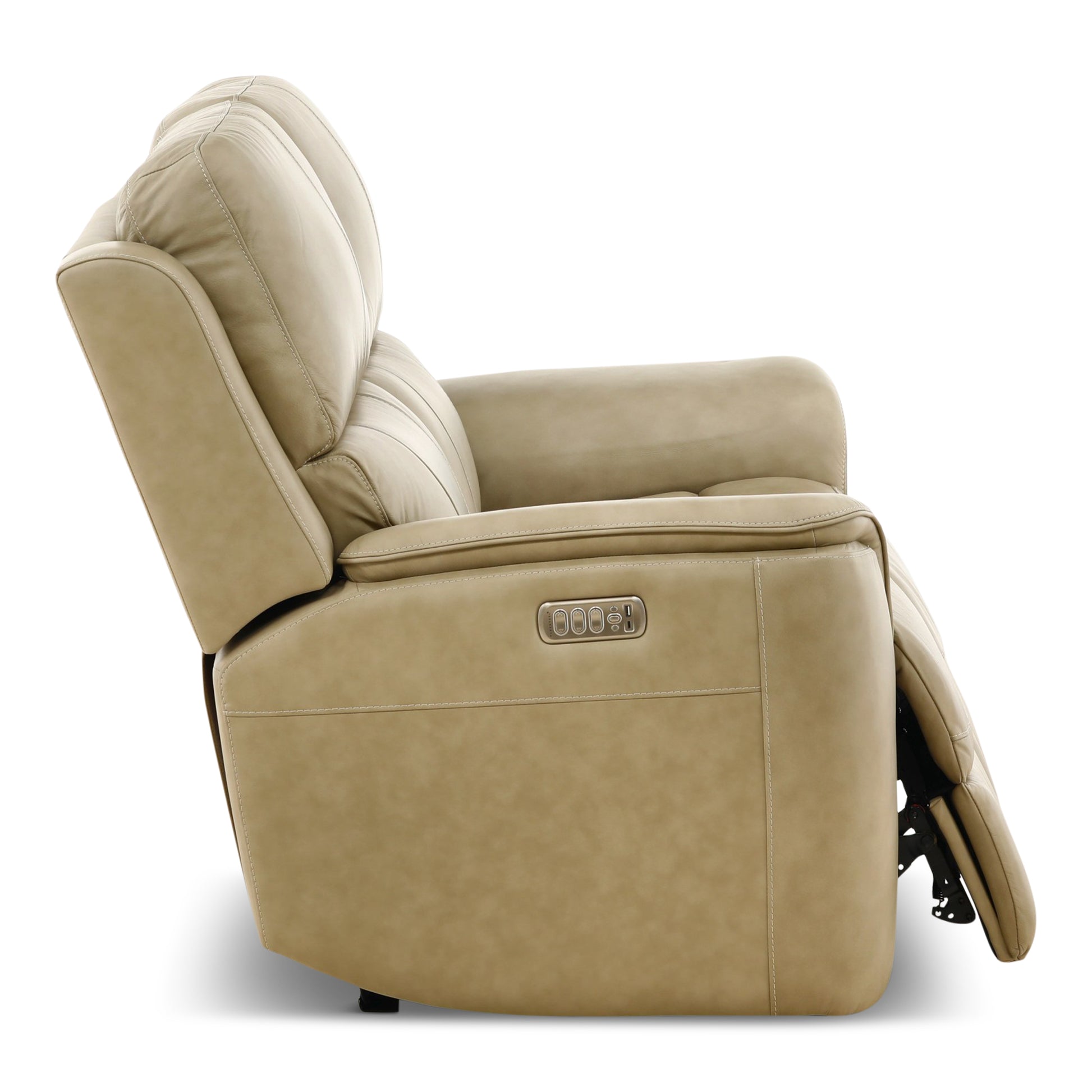 Karson Leather Power Reclining Loveseat