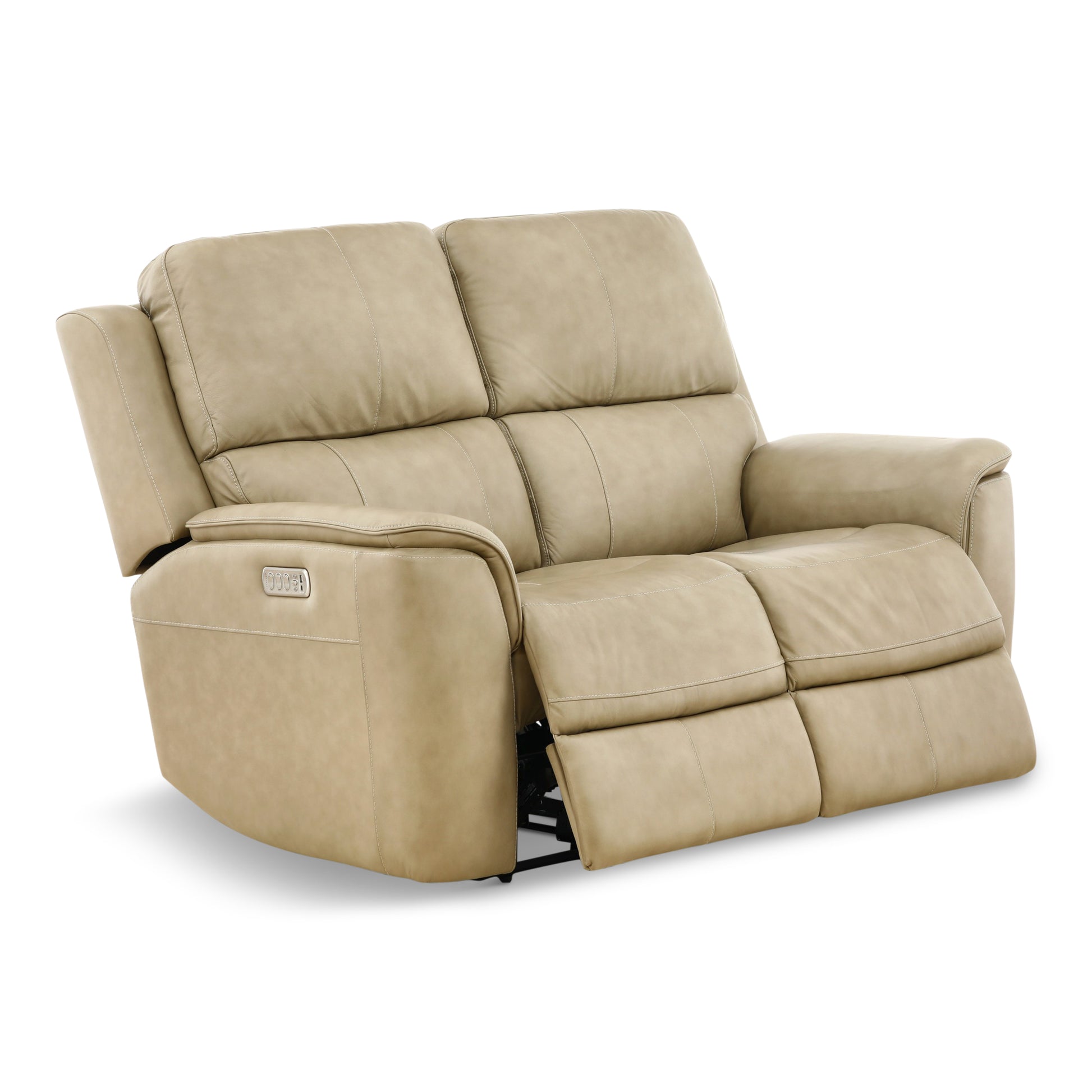 Karson Leather Power Reclining Loveseat