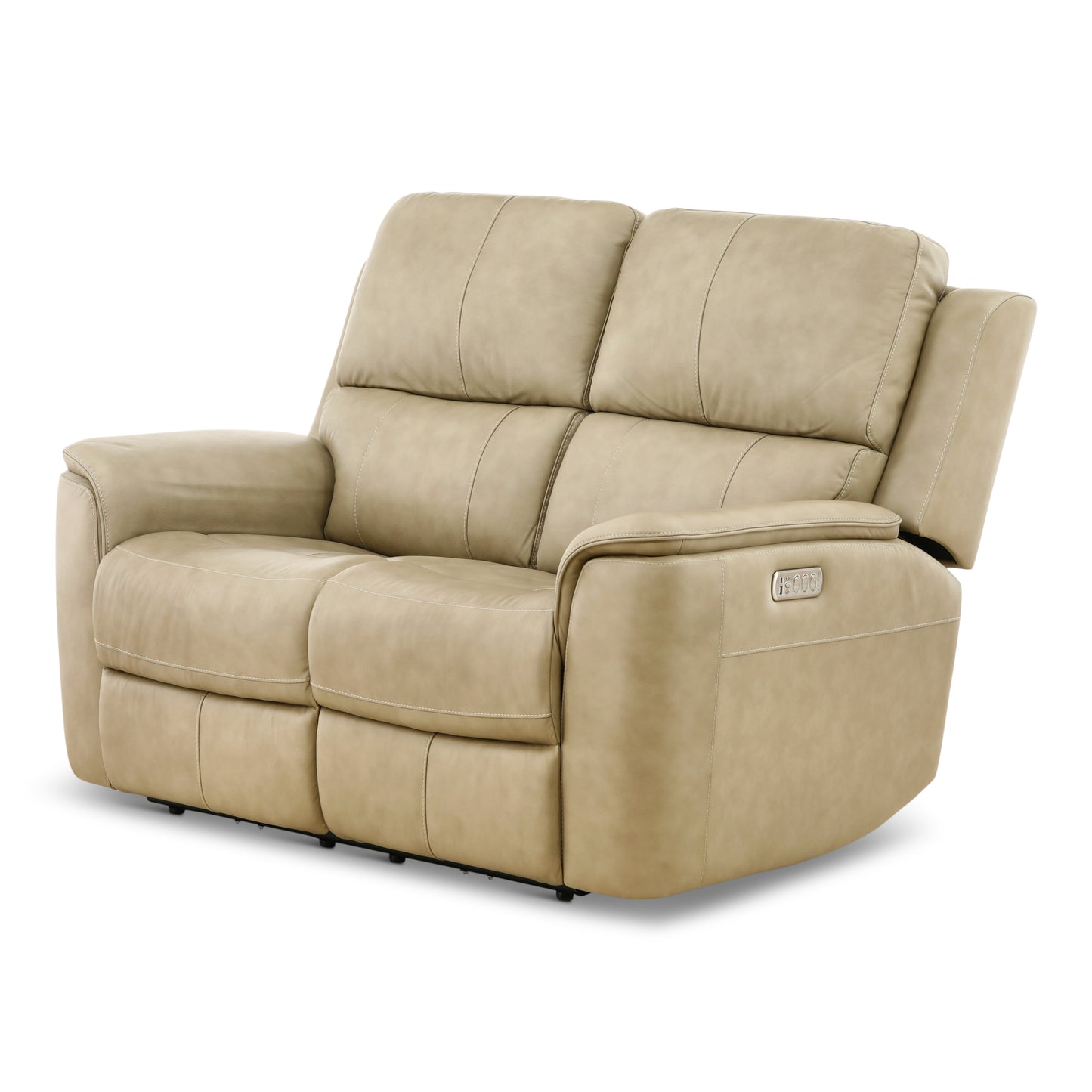 Karson Leather Power Reclining Loveseat